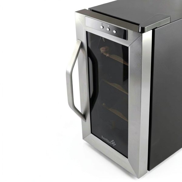 Ivation Wine Cooler Stainless Steel Thermoelectric Silent-5