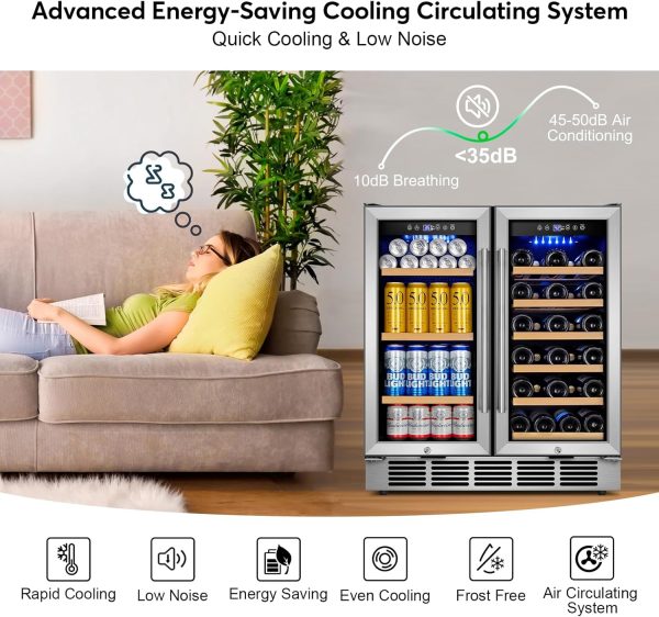 FoMup Stainless Steel Beverage Fridge 6.2 cu ft-8