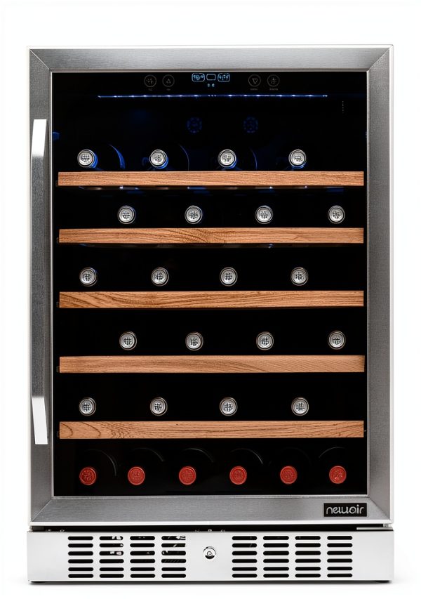 Wine Cooler NewAir Stainless Built In 52 Bottle-0