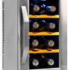 Ivation Wine Cooler Stainless Steel Thermoelectric Silent-0