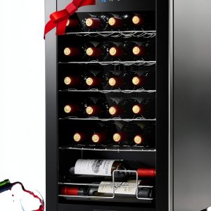 BODEGA Wine Cooler Black Digital Temperature Control-0