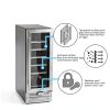 Whynter Wine Cellar Stainless Steel 19 Bottle Freestanding-3