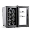 Tylza Wine Cooler 25L Black Adjustable Shelves Digital-6
