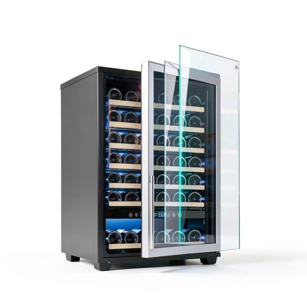 Wine Refrigerator Pavo Stainless Steel Dual Zone-4