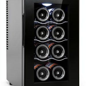 Tylza Wine Cooler 25L Black Adjustable Shelves Digital-0