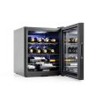 Schmecke Wine Cooler Black Freestanding 12 Bottle-3
