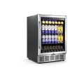 FoMup Stainless Steel Beverage Refrigerator 200 Cans-2