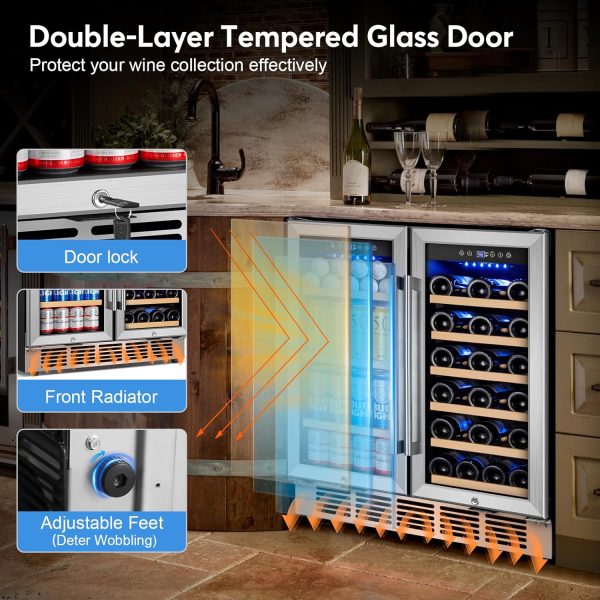 FoMup Stainless Steel Beverage Fridge 6.2 cu ft-5