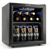 EUHOMY Mini Fridge Compact Beverage Refrigerator Black-0