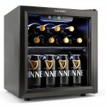 EUHOMY Mini Fridge Compact Beverage Refrigerator Black-0