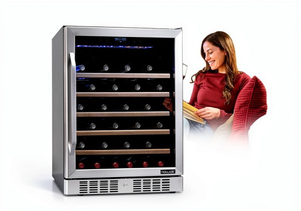 Wine Cooler NewAir Stainless Built In 52 Bottle-6