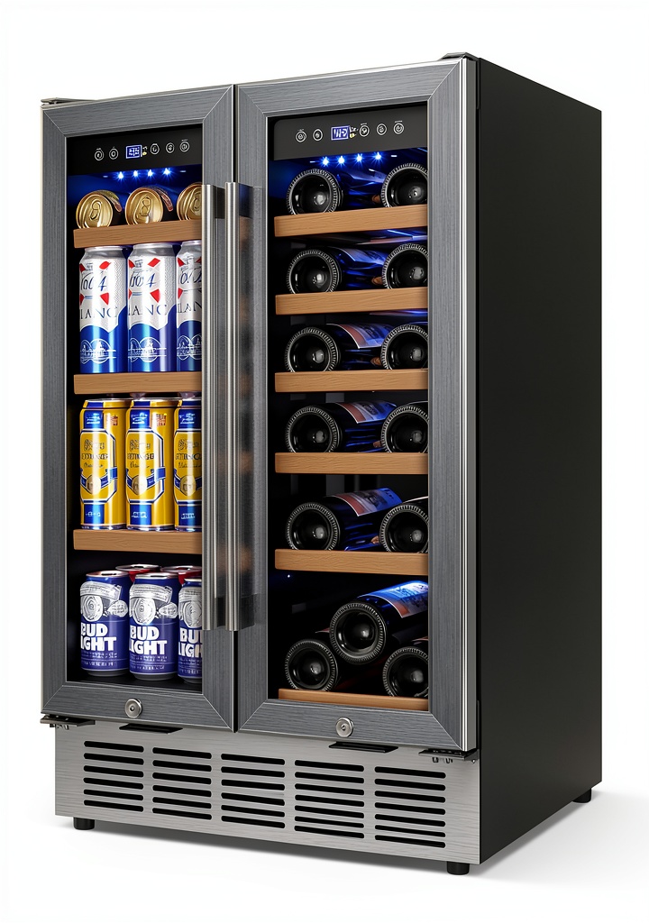 Pavo beverage refrigerator in a modern kitchen setting