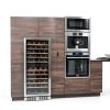 Stainless Steel Wine Cellar Pavo 116 Built In-9