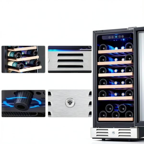 Wine Cooler Kalamera Compact Metal Rack 24inch-4