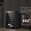 BODEGA Wine Cooler 24 Bottle Black Compressor Freestanding-6
