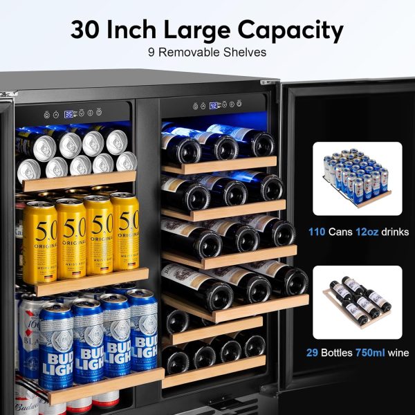 FoMup Stainless Steel Beverage Fridge 6.2 cu ft-6