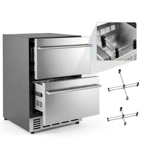 Stainless Steel Refrigerator CoolTech 4.9 cu ft-4