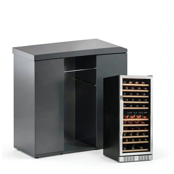 Stainless Steel Wine Cellar Pavo 116 Built In-3