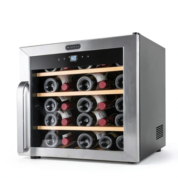 Whynter Wine Refrigerator Freestanding Gray Digital Control-6