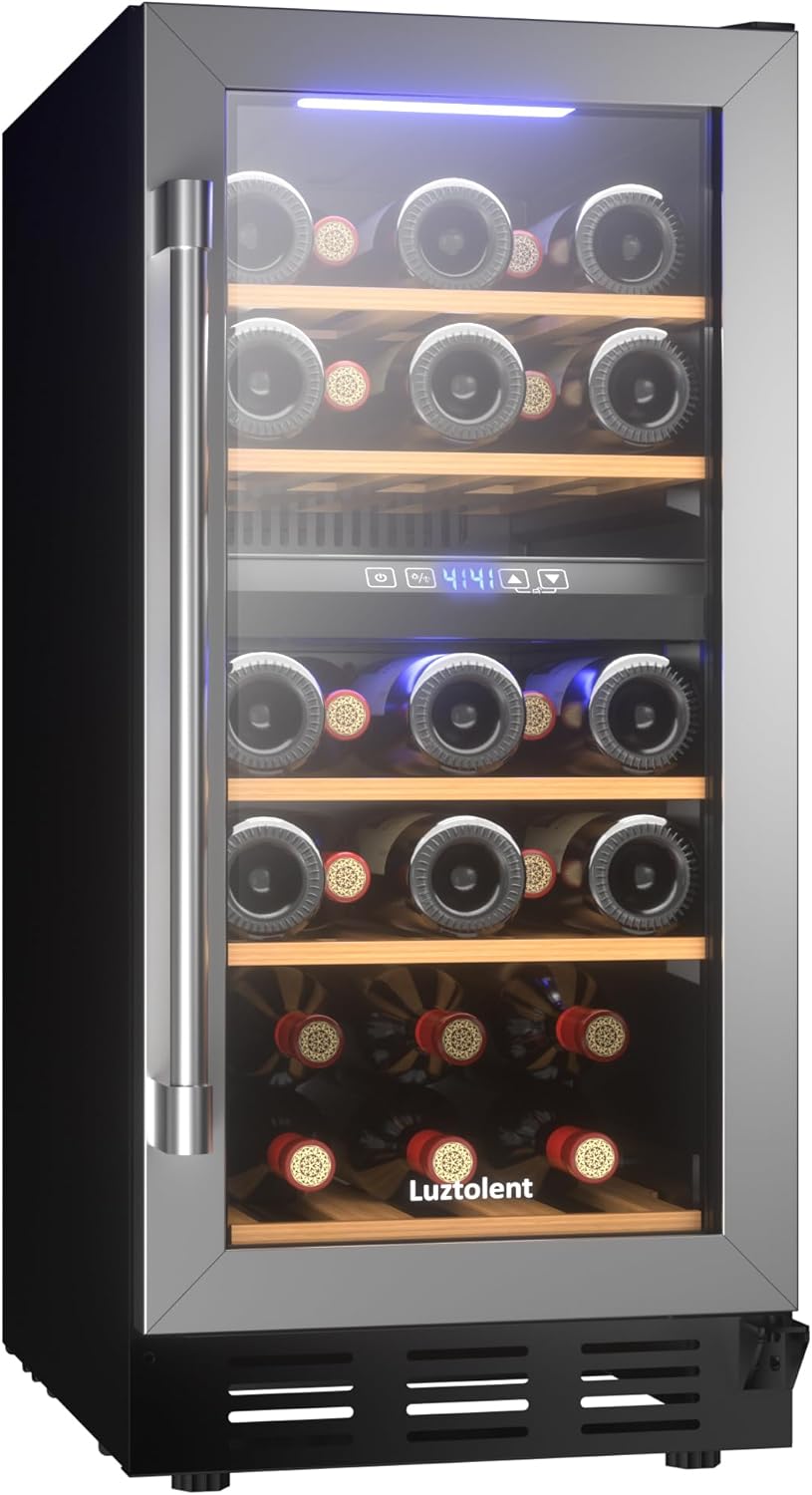Luztolent wine cooler in a modern kitchen setting