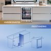 Kalamera Beverage Refrigerator Stainless Steel 5 Cubic Feet-6