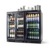 Pavo Black Beverage Cooler Undercounter Frost Free-5