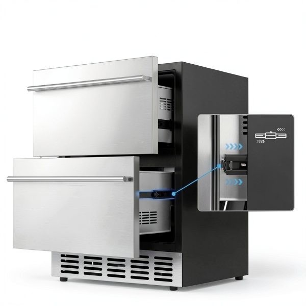 Stainless Steel Refrigerator CoolTech 4.9 cu ft-2