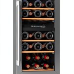 Luztolent Wine Cooler Dual Zone Silver 26 Bottles-0