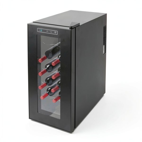 KIOMGLE Wine Fridge Black Thermoelectric Silent Freestanding-6