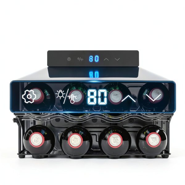 BODEGA Wine Cooler Black Digital Temperature Control-6