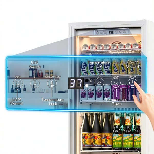 Beverage Refrigerator CoolTech White 13.8ft-3