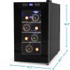 BLACK+DECKER Wine Cooler 8 Bottle Triple Pane Glass-7