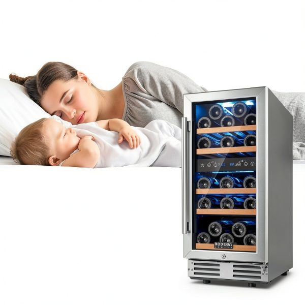 BODEGA Wine Cooler Dual Zone Built In Freestanding 30 Bottle-6