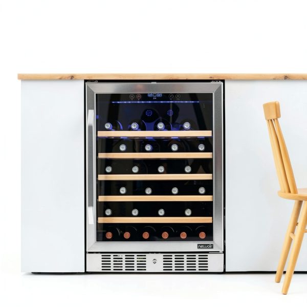 Wine Cooler NewAir Stainless Built In 52 Bottle-9