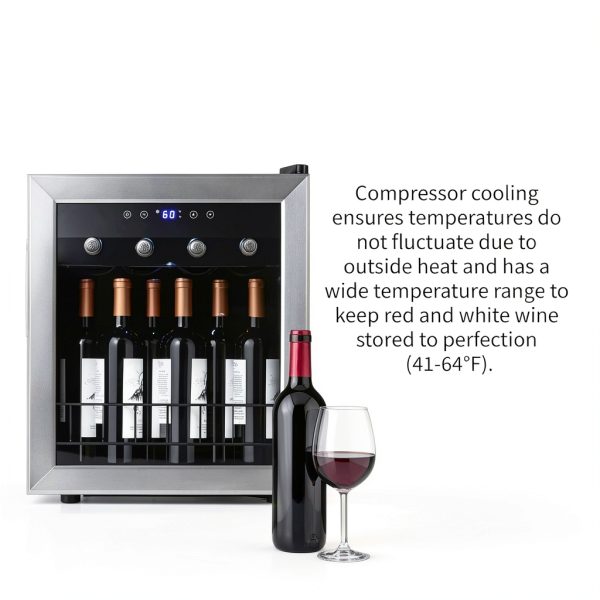 Wine Cooler NewAir Stainless 23 Bottle Freestanding-3