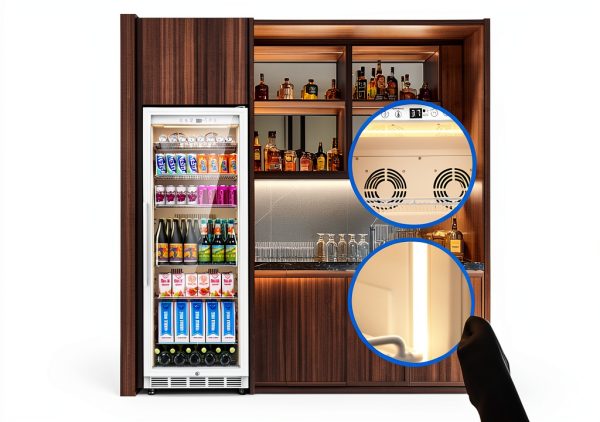 Beverage Refrigerator CoolTech White 13.8ft-6