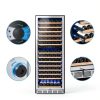 Wine Refrigerator Pavo Stainless Steel Dual Zone-7