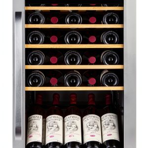 Whynter Wine Refrigerator Freestanding Gray Digital Control-0