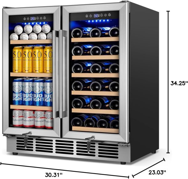 FoMup Stainless Steel Beverage Fridge 6.2 cu ft-9