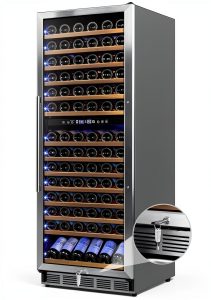 Wine Refrigerator Pavo Stainless Steel Dual Zone-0