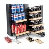 EUHOMY Wine Beverage Refrigerator Dual Zone Freestanding-2