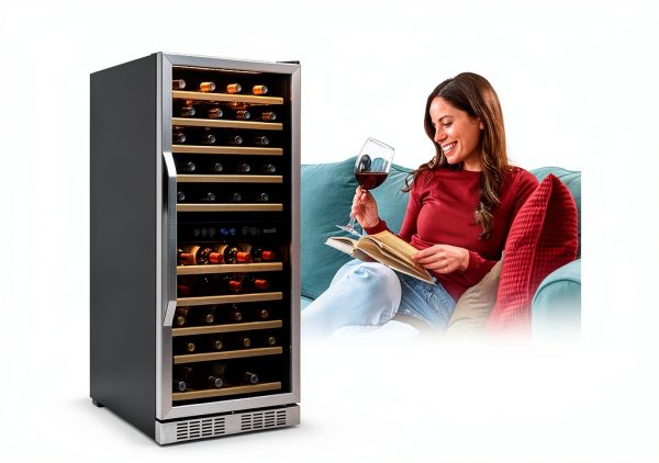 Stainless Steel Wine Cellar Pavo 116 Built In-6