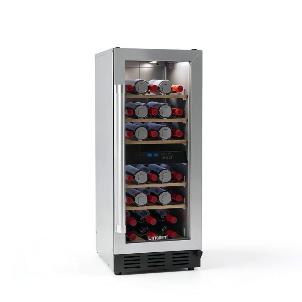Luztolent Wine Cooler Dual Zone Silver 26 Bottles-1