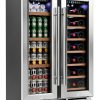 EUHOMY Wine Beverage Refrigerator Dual Zone Freestanding-0