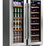 EUHOMY Wine Beverage Refrigerator Dual Zone Freestanding-0
