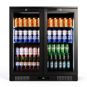 Pavo Black Beverage Cooler Undercounter Frost Free-0