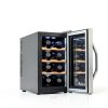 Ivation Wine Cooler Stainless Steel Thermoelectric Silent-3