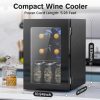 Electactic Beverage Refrigerator Compact Black Temperature-3