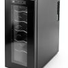KIOMGLE Wine Fridge Black Thermoelectric Silent Freestanding-5