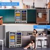 FoMup Stainless Steel Beverage Fridge 6.2 cu ft-1